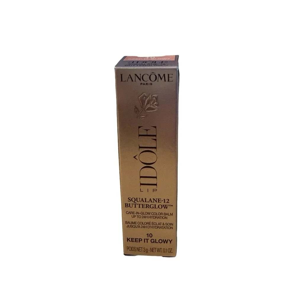 Lancome Idole Squalane 12 Butterglow Color Lip Balm 10 KEEP IT GLOWY  NIB France